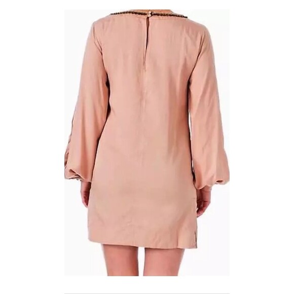 Elizabeth & James Women's Dress Tunic Embellished Beige Size Small NWT $395 - Picture 2 of 8